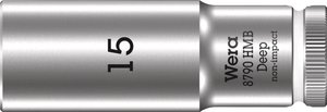 Nasadka Zyklop 8790 HMB Deep z gniazdem 3/8'' Nasadka 15 mm Wera  05004537001  1 szt.