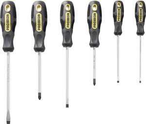 Płaskie/krzyżakowe-PZ zestaw wkrętaków FLEX-DOT, 6 szt. Zestaw wkrętaków Proxxon Industrial FLEX-DOT 22606