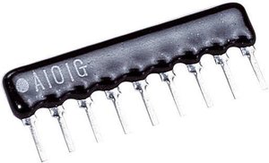 Drabinka rezystancyjna 1.5 kΩ SIP-8+1 0.125 W 1 szt.