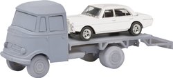 Model ciężarówki Schuco 452661700 H0 Mercedes Benz Transport samochodowy L319