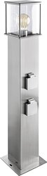 Heitronic 37404 RHODOS lampa podłogowa E27, max.12W, 2 zintegrowane gniazda, IP44 Lampa zewnętrzna stojąca Heitronic RHODOS 37404   IP44