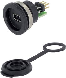 Złącze męskie USB encitech 1310-1010-01, USB Mini-B, 1 szt.