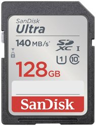 Karta pamięci SDHC SanDisk SDSDUNB-128G-GN6IN, 128 GB, UHS-Class 1, 140 MB/s