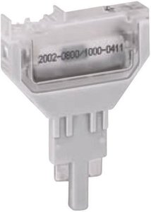 szer. 5,2 mm 2-bieg., szara WAGO 2002-800 pusty wtyk