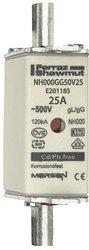 Mersen 1B639.000000 Bezpiecznik NH Rozmiar bezpiecznika = 000 25 A 500 V 1 szt.