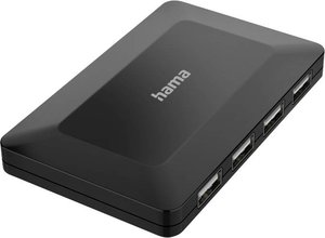 Hub USB 2.0 Hama  4 Porty  czarny