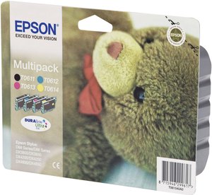 Zestaw tuszy Epson Multipack T061540, oryginalny, czarny,olor