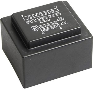 Transformator do PCB, EI 38/13,6  Gerth PTG382402 230 V N/A N/A 3.6 VA