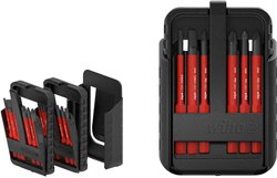 Zestaw bitów Wiha slimBit electric, Phillips, Pozidriv, PlusMinus / Pozidriv, TORX® 12-częściowy. w pudełku slimBit (43162) Zestaw wymiennych kling Wiha  43162 VDE