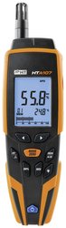 Wielofunkcyjny termohigrometr do pomiaru wilgotności materiału za pomocą sond  Higrometr HT Instruments HTA107