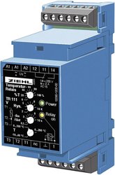 Termostat  Ziehl TR 111 Pt100 -10 do +200 °C Przekaźnik 5 A (D x S x W) 58 x 35 x 90 mm