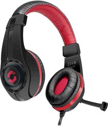 Zestaw słuchawkowy Over Ear SpeedLink Legatos SL-860000-BK Stereo czarny, czerwony