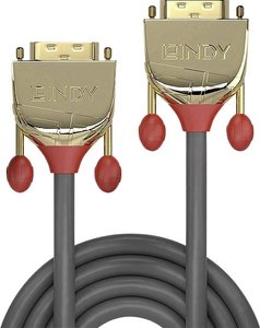 Kabel DVI LINDY LINDY 10m DVI-D Dual Link Kabel Gold 36206, 10.00 m