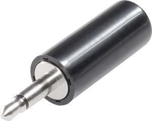Złącze męskie jack 3,5 mm P6 Cliff FC1066A złącze męskie proste Ilość styków: 2 mono czarny 1 szt.