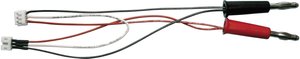 Kabel do ładowania Modelcraft 56569 [2x złącze męskie bananowe - 2x EH] 15.00 cm