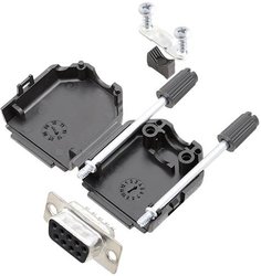 Zestaw listew żeńskich D-Sub TRU COMPONENTS TCDPPK09BKDBSK 7709164K, rzędy: 2, styki: 9, 180 °, 1 szt.