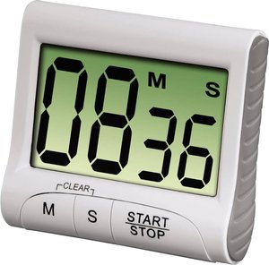 Cyfrowy minutnik kuchenny HAMA „Countdown”. Timer Hama 111319 cyfrowy biały