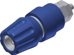 Zacisk biegunowy niebieski 63 A SKS Hirschmann PKNI 10 B 1 szt.