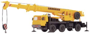 Dźwig samojezdny H0 LIEBHERR LTM 1050/3, ge - seria specjalna Model pojazdu budowlanego Kibri 12503 H0 Liebherr