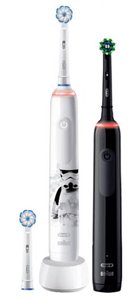 Elektryczna szczoteczka do zębów, dla dzieci, Elektryczna szczoteczka do zębów Oral-B Pro 3000 Star Wars Familiy Edition