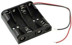 Komora baterii MPD BC4AAAW 4 x AAA, Kabel, (D x S x W) 51 x 48 x 13 mm