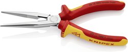 Szczypce płaskie, okrągłe Knipex 26 16 200, 200 mm, 61 HRC, VDE