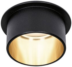 EBL Set Gil Coin 3StepDim rd sztywny LED 1x6W 2700K 230V czarny (mat) / złoty aluminium Oświetlenie wewnętrzne LED Paulmann 93378 6 W 470 lm