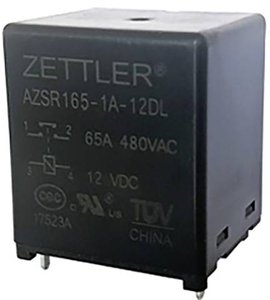 Przekaźnik drukowany Zettler Electronics AZSR165-1A-24DL, monostabilny, 1 cewka, 690 V/AC, 80 A, 1 szt.