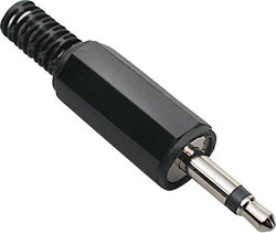 Złącze męskie jack 3,5 mm 072118 BKL Electronic 072118 złącze męskie proste Ilość styków: 2 mono czarny 1 szt.