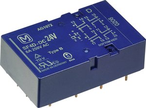 Przekaźnik bezpieczeństwa do PCB Panasonic SF4D24 18 V/DC 4 NO/4 NC Max. 6 A 440 V/DC/AC