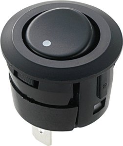 Przełącznik kołyskowy Miyama 706034, 250 V/AC, 3 A, 1 x wł/wł, zatrzask, 1 szt.