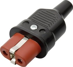 Złącze męskie IEC Kalthoff 344 344008, styki: 2 + PE, 250 V, 25 A, 1 szt.