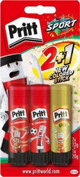 Klej w sztyfcie 2 x 22 g + klej w sztyfcie Sport 1 x 20g Klej w sztyfcie Pritt PBS2B, 64 g