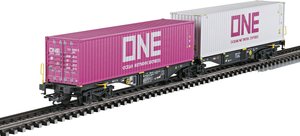 Wagon kontenerowy Märklin 47814 Wagon podwójny H0 firmy RailReLease BV, Rotterdam NL
