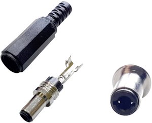 Złącze męskie niskonapięciowe BKL Electronic  złącze męskie proste 5.50 mm  1 szt.