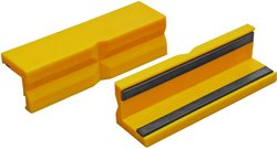 Nakładki z tworzywa sztucznego, z magnesem 100 mm, żółty, 1 para składa się z 2 sztuk Szczęki Bernstein Tools 9-900-S7100 9-900-S7100