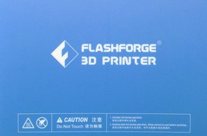 Folia do drukowania Odpowiednie do: FlashForge Dreamer, FlashForge Creator (Pro) Flashforge 60.999216001 Naklejka budowlana dla Flashforge Creator Pro / Dreamer