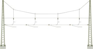 N Portal z podwieszeniem  4 utwory  Viessmann Modelltechnik 4363 1 szt.