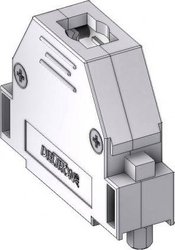 Obudowa złącza D-SUB Deltron Connectors CTLM25RM3, tworzywo sztuczne, metalizowane, 180 °, 1 szt.