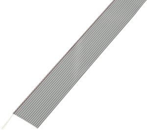 Kabel płaski, taśmowy TRU COMPONENTS 1570254 Wymiary siatki: 1.27 mm 16 x 0.035 mm² szary 30.5 m
