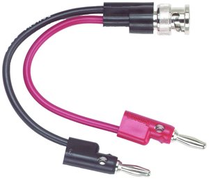 BNC męski do wielowarstwowego przełamania wtyku bananowego Pomona Electronics3957,Wtyk laboratoryjny- 1 szt.