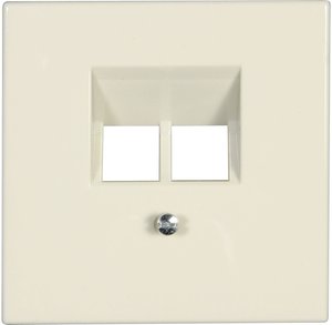 Gniazdo UAE/IAE/ISDN Jung LS969-2UA kremowo-biały