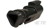 Obudowa złącza pin męskiego na kabel TE Connectivity DT04-3P-CE09, wire-to-wire, piny: 3, 1 szt.