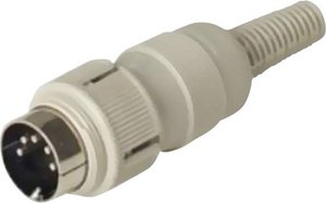 Złącze męskie okrągłe DIN MAS 3100 Hirschmann 930 304-517-1 złącze męskie proste Ilość styków: 3  szary 1 szt.