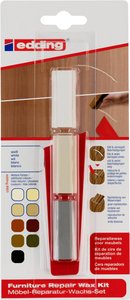 Edding Zestaw wosków do naprawy mebli 8901 4-8901-1-4049 biały   N/A Zestaw wosków do naprawy mebli Edding 8901 4-8901-1-4049