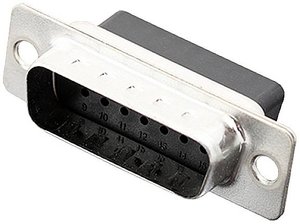 Listwa męska D-Sub encitech DBC15-SP 2101-0190-02, rzędy: 2, styki: 15, 180 °, 1 szt.