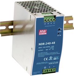 Zasilacz na szynę DIN Mean Well NDR-240-24, 240 W