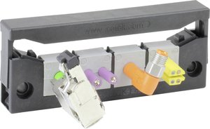 Listwa przepustów kablowych Icotek KEL-QUICK E4 42423, (D x S x W) 120 x 38 x 17 mm, poliamid, 1 szt.