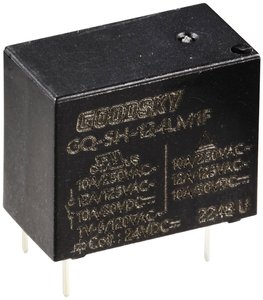 Przekaźnik SMT GoodSky GQ-SH-124LM1F GQ-SH-124LM1F, 250 V/AC, 10 A, 1 szt.