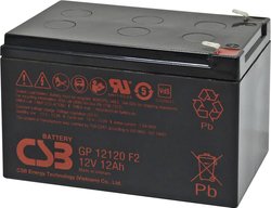 Akumulator ołowiowy CSB Battery GP 12120 Standby USV GP12120F2, AGM, 12 V, 12 Ah